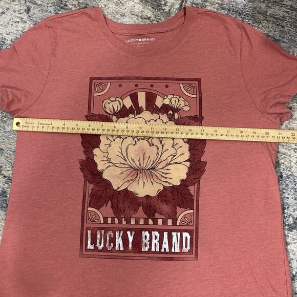Lucky Brand Womens Graphic Tshirt Womens Size XL - Picture 6 of 10